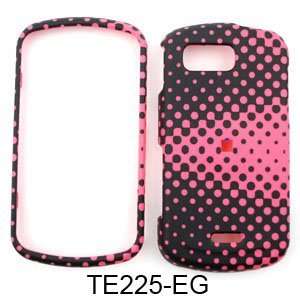 Samsung Moment m900 Pink Dots on Black Hard Case/Cover/Faceplate/Snap 