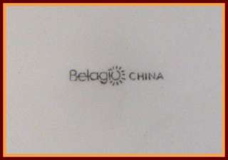 Belagio China Dinner Plate Yellow Lemons Blue Purple  