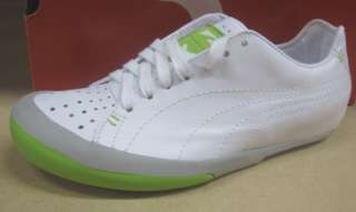 WOMENS PUMA FRENCH 77 SHOES 344491 WHITE/LIME size 7  
