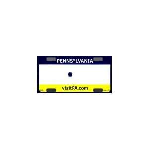  Pennsylvania State Background Blanks FLAT Bicycle License 