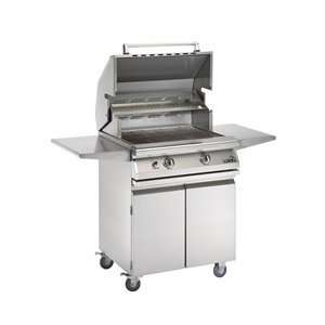  PGS Grills 2 piece Natural Cart Gas Grill Patio, Lawn 