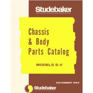  1965 1966 STUDEBAKER S V Parts Book List Guide Automotive