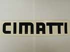 NOS Cimatti 10 5/8x2 1/4 Decal Sticker C100 Gran Prix City Town Bike