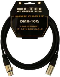 Blizzard Lighting DMX 10Q 10 3 Pin MI Tee DMX Cable  