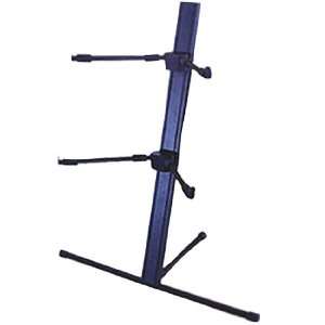   Two Tier Fully Adjustable Keyboard/DJ Mixer Stand Musical Instruments