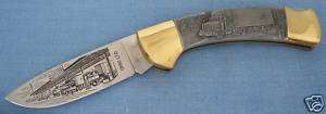BOKER 1 BLADE 1990 COMMEMORATIVE LOCKBACK FOLDING KNIFE  