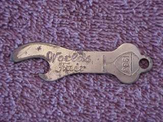 1933 Chicago Worlds Fair   Bottle Opener   Gotta L@@K  