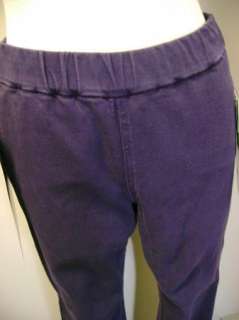 Miraclebody by Miraclesuit Denim Stretch Leggings Purple NWT  