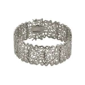    Sterling Silver Filigree Design Bracelet Eves Addiction Jewelry