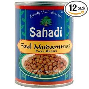SAHADI Foul Mudammas, 20 Ounce (Pack of Grocery & Gourmet Food