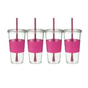  Copco New 4 Pack Sierra Cold Tumbler 24 Oz, Hot Pink 