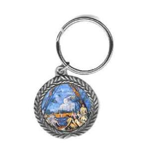  Large Bathers 2 By Paul Cezanne Pewter Key Chain Office 