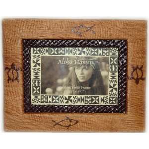   with Honu (Turtle) Petroglyph Picture Frame (4X6)