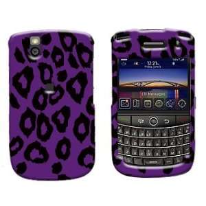  Premium   Blackberry 9630/Tour Purple Leopard Cover 