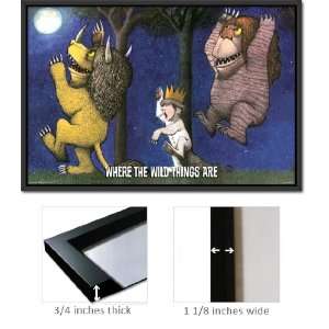  Framed Where The Wild Things Are Poster Under Moon 5119 