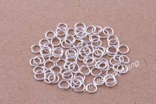 800 Pcs silver plated Open split Jump Rings Connectors Jewelry 