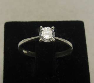 STERLING SILVER ENGAGEMENT RING SOLID 925 SIZE 3.5   10  