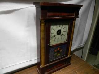   NEW HAVEN CLOCK CO. WEIGHT OPERATED 8 DAY 30 HOUR MANTLE CLOCK  