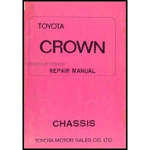   1971 Toyota Crown Chassis Repair Shop Manual Original Toyota Books