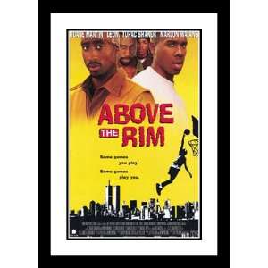 Above the Rim 20x26 Framed and Double Matted Movie Poster   Style B 