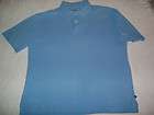 Callaway Golf Sport Mens Polo Shirt Sz Medium MED M Light Blue Short 