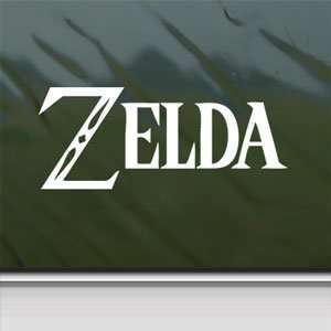  Legend Of Zelda White Sticker Nintendo WII Laptop Vinyl 