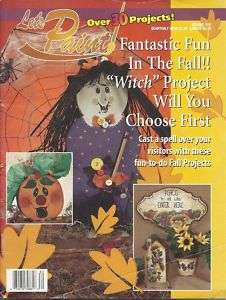Tole Painting Pattern Magazine~LETS PAINT~FALL ISSUE  