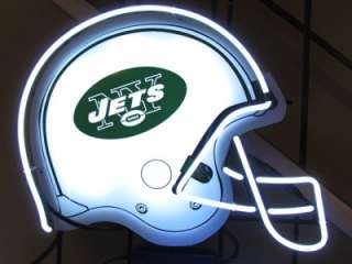   Jets NFL Football Helmet Neon Light Beer Bar Sign NEW RARE  