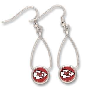  NFL Kansas City Chiefs French Loop Earrings Sports 
