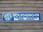 classic volkswagen auto sports car metal dealer sign w logo