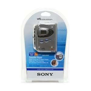   Walkman AM/FM Cassette Player Digital Tuning Weather WMFX290W NEW
