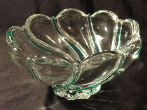 Mikasa Crystal Peppermint Green Candy Dish Bowl Round  