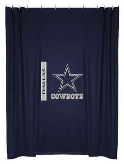 NEW Dallas Cowboys Logo Fabric Shower Curtain IN STOCK  