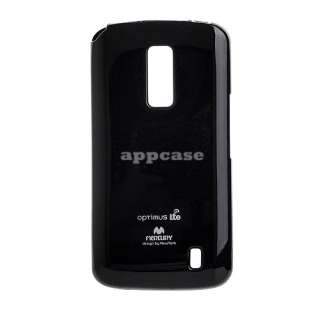 Black Glitter Pearl Color Soft Case For LG Optimus 4G LTE/AT&T Nitro 