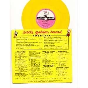   Jimmy Durante Sings Yankee Doodle BAunny A Little Golden Record Music