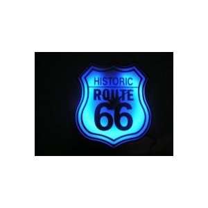  Route 66 Neon Clock (10.25 x 1.96 x11.8)