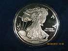 1989 1 POUND TROY PROOF SILVER EAGLE12 TROY OUNCES 3 1/2 INCHES