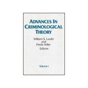  Advances in Criminological Theory (9780887381829) Freda 