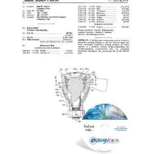  NEW Patent CD for BALL JOINT 