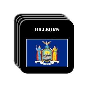  US State Flag   HILLBURN, New York (NY) Set of 4 Mini 
