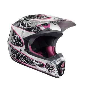  FOX Racing 01097 Girls Youth V 1 MX Offroad Helmet Black 