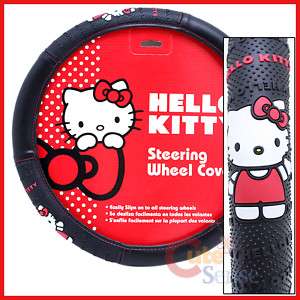 Hello Kitty Auto Steering Wheel Cover Accessory Stand  