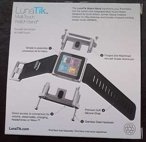   Nano 6 Aluminum LunaTik multi touch watch band f ipod nano 6  