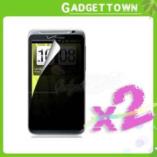 2x Privacy Screen Guard Protector For HTC Thunderbolt  