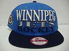 Winnipeg Jets Hockey New Era Cap 9Fifty Flat Brim Snapback Tonal Hat 
