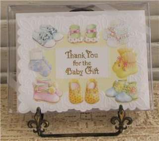 Carol Wilson THANK YOU BABY GIFT Boxed Set 8 Note Cards 095372171205 