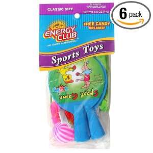 Energy Club Sport Toys With Free Candy, 0.5 Ounce Bags (Pack of 6)