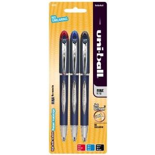  uni ball Jetstream Bold Point Stick Roller Ball Pens, 4 Colored Ink 