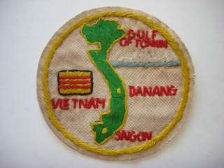 GULF OF TONKIN SAIGON DANANG   Nam War Hand Sewn Patch  