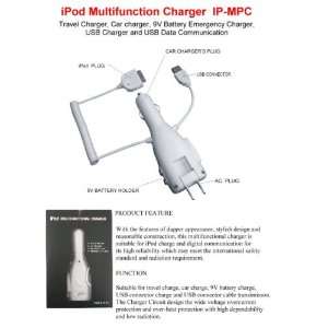  Charger for iPod Travel Charger, Car Charger, Emergency Charger 